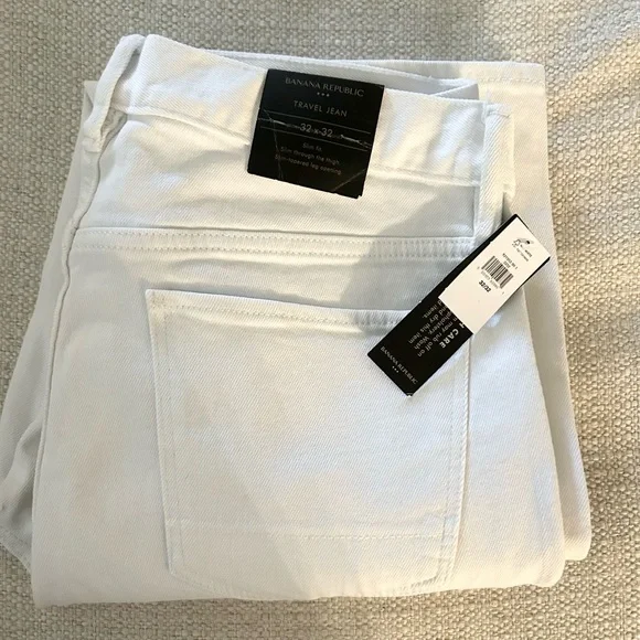 Banana Republic Men’s Travel Jeans NWT 32 x 32 - Picture 5 of 6